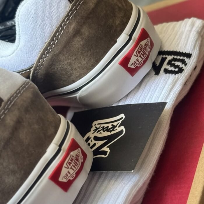 vans knu skool - brown/white - Image 7