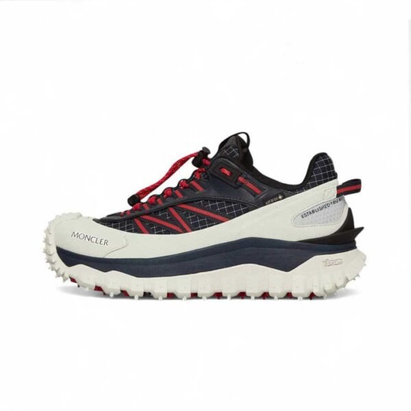 Moncler Trailgrip GTX Low Top – Off White/Red