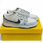 Nike SB Dunk Low x Louis Vuitton Sky Blue Navy - Image 5