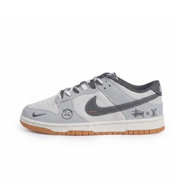 Nike SB Dunk Low x Louis Vuitton White Grey