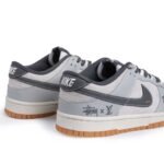 Nike SB Dunk Low x Louis Vuitton White Grey - Image 4