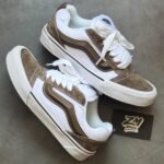 Vans Knu Skool – Brown/White - Image 9