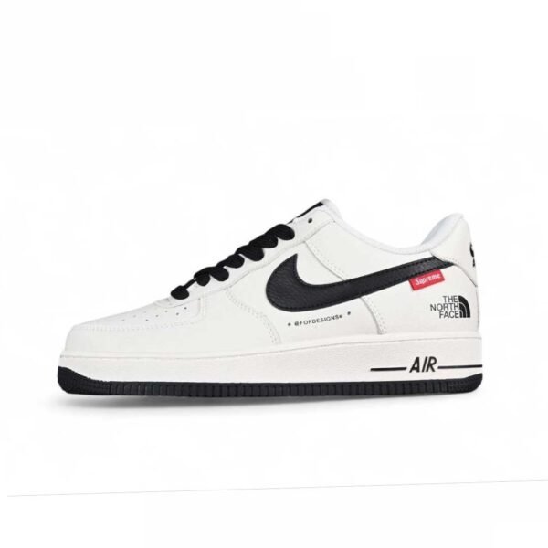 North Face Supreme Air Force 1 White Black